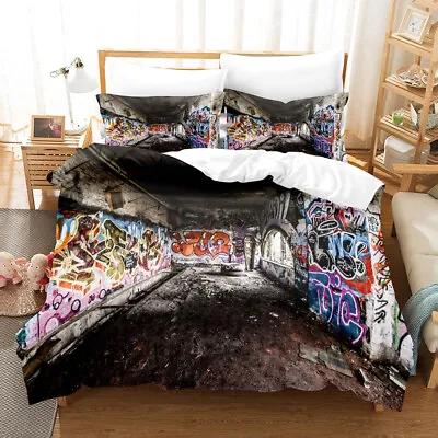 £12.61 • Buy Quilt/Doona/Duvet Cover Set Single/Double/Queen/King Size Bed Pillow Cases