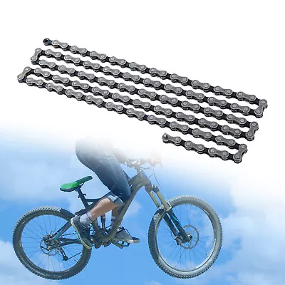 Bicycle Steel Chain With 116 Links 6-7-8 Speed MTB Mountain Bike Chain • $8.65