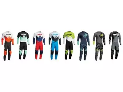 Thor MX Sector Chev / Birdrock Jersey & Pant Combo Set ATV Motocross Riding Gear • $57.92