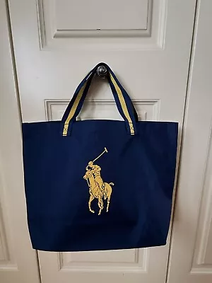 Brand New Polo Ralph Lauren Polo Logo Shopper Tote Navy • £19.99