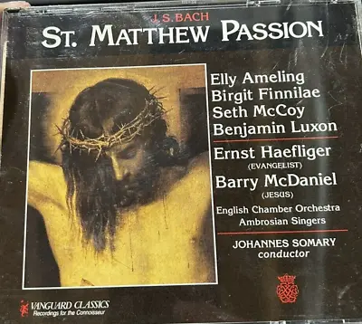 Bach: St. Matthew Passion Haefliger McDaniel English Orchestra Ambrosian CD Set • $13.79