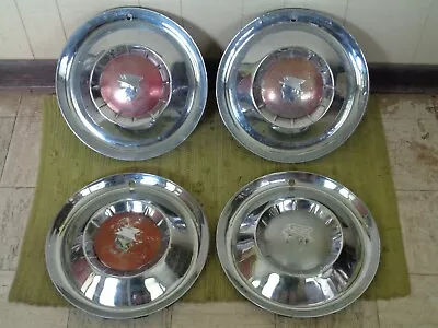 1954 Mercury Hub Caps 15  Set Of 4 Wheel Cover 54 Merc Hubcaps • $159.95