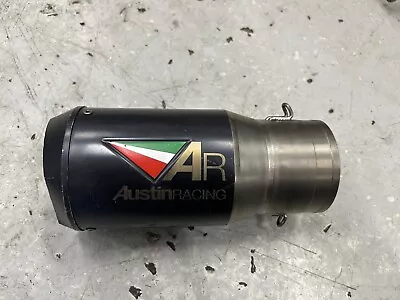 Austin Racing GP1R Exhaust End Can 80mm Inlet Zx10 R1 RSV4 • $378.89