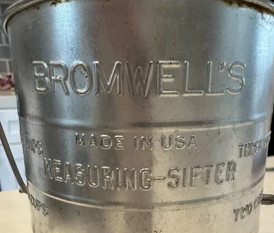 Vintage Bromwell's 3  Cup Measuring Flour Sifter Made In USA • $9.99