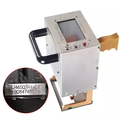 Portable Dot Peen Marking Machine Metal VIN Code Engraving Printer Touch Screen • $1513.20