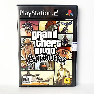 Grand Theft Auto San Andreas - PS2 - Brand New Sealed - Free Postage • $118.88