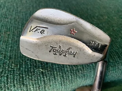 RARE MacGregor Tourney V.F.Q. MT1 D.S.  Wedge - RH Steel Leather Grip! • $29.99