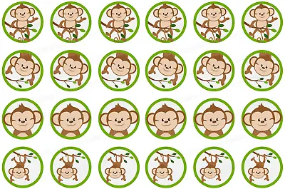 Monkey Edible Cake Image Party Decoration Gift Muffin Cupcake Birthday New... • $8.64