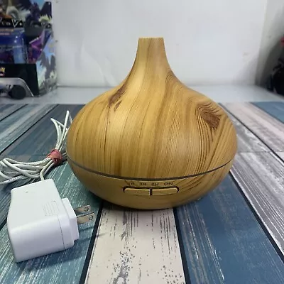 Homasy By Victsing 500ml Aromatherapy Diffuser Set - Light Brown Wood Color • $17.99