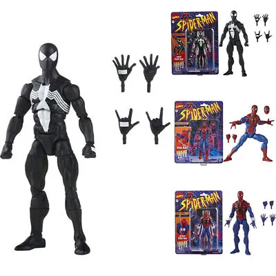 Marvel Legends Symbiote Spiderman Spiderman Ben Reilly Action Figure Toys Set • £24.50