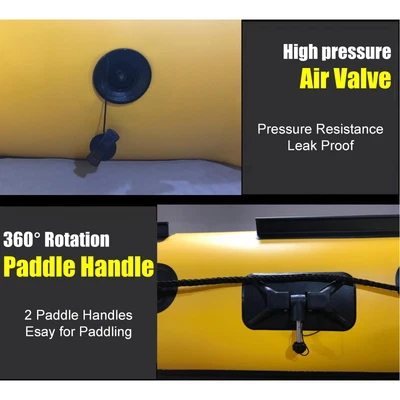 $1240 • Buy 3m Inflatable Dinghy Boat Tender Pontoon Rescue- Yellow