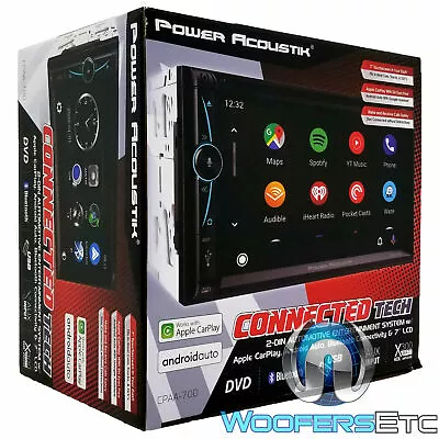 Rb POWER ACOUSTIK CPAA70D 7  ANDROID AUTO APPLE CAR PLAY BLUETOOTH CD DVD USB • $144