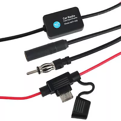 Car Auto Stereo FM/AM Radio Signal Antenna Aerial Signal Amp Amplifier Booster • $8.99