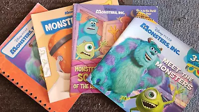 4 Disney Pixar Monsters Inc. Book Lot • $7.99