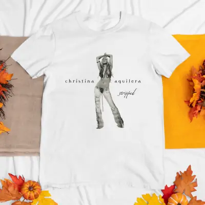 $6.95 • Buy Christina Aguilera - Stripped Album Cover White Unisex S-234XL T-Shirt SE159