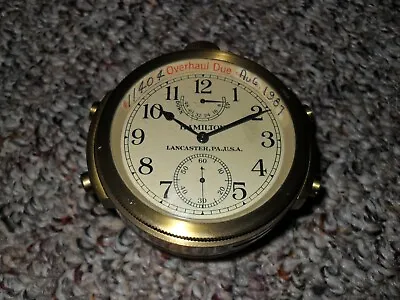 Hamilton Model 22. Chronometer Watch In Shipping Container & Mounting Box L@@K • $1950