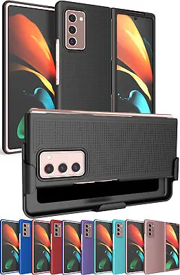 $13.95 • Buy Hard Case Cover And Belt Clip Holster Stand Combo For Samsung Galaxy Z Fold 2 5G