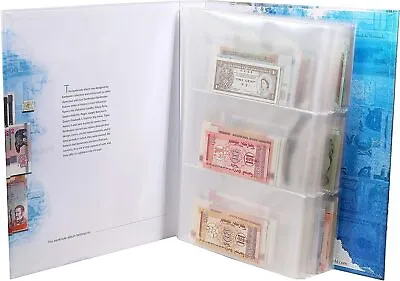 Collecting Album Currency  Blue 100 Pockets • $33.97