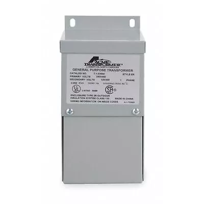 Acme Electric T253012s Low Voltage Single Phase Transformer 240X480 - • $347.99