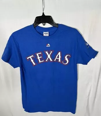 Majestic Texas Rangers T-shirt Napoli #25 Men’s Small - NWT • $22