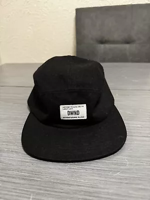 Diamond Supply Co. Hat Cap 5 Panel Black Wool Strapback Adjustable OSFM • $18.99