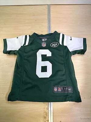 New York Jets Jersey NIKE On Field Mark Sanchez #6 Toddler 2T Green NFL Football • $10.97