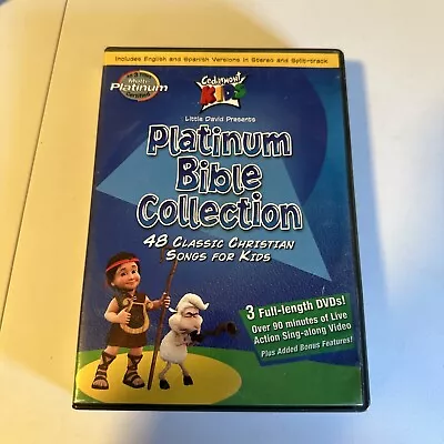 Cedarmont Kids Platinum Bible Collection Christian Kid Songs DVD 3-Disc Set • $12