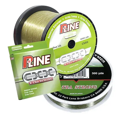 P-Line Cxx Moss Green X-Tra Strong Fishing Line 3000 Yards Select 12-20 Lb • $66.08