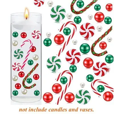 $9.57 • Buy Christmas Pearl String DIY Vase Filler Pearl Beads Ornament For-Floating-Candle-