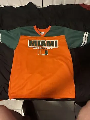 Vintage Miami Hurricanes Nike Jersey T Shirt Men XXL Orange • $12