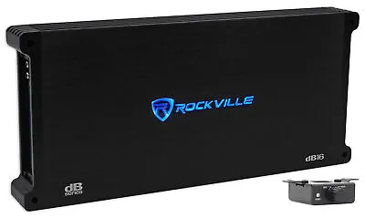 Rockville DB16 8000 Watt Peak/2000w RMS Mono 2 Ohm Amplifier Car Audio Amp • $224.95