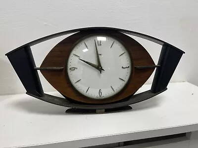 Vintage Metamec Mantle Clock 60s Mid Century Retro Mechanism Wound Up Mcm • £125