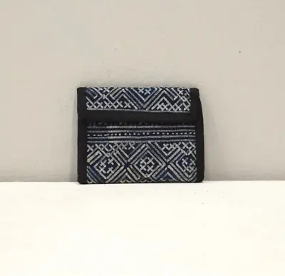 Hill Tribe Hmong Indigo Cloth Wallet Thailand • $9