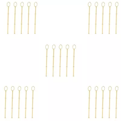 25 Wedding Metal Gold 3 Tier Cake Stand Center Handle Rods Fittings Kit E8U4 • £72.62