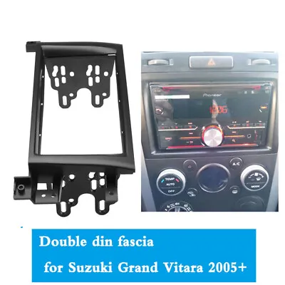$32.43 • Buy For 2005-2014 Suzuki Grand Vitara 2 DIN Stereo Radio Fascia Panel Frame Kit