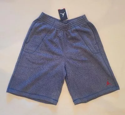 LARGE - Vintage Jordan 3 Elephant Print Shorts 2009 True Blue RARE AIR 1 2 4 5 6 • $69.99