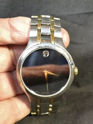 Movado Sapphire Museum Classic Watch 40mm Stainless Concave Dot Museum • $555