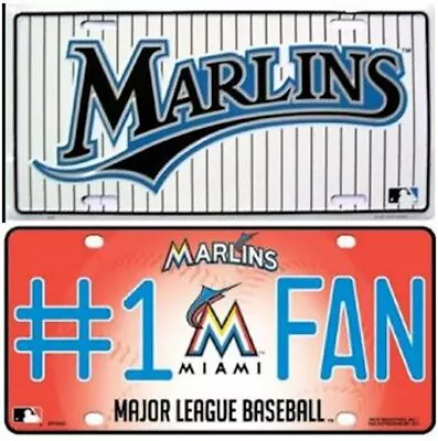 MIAMI MARLINS License Plate Florida MLB Baseball Team Metal Auto Sign  • $10.50