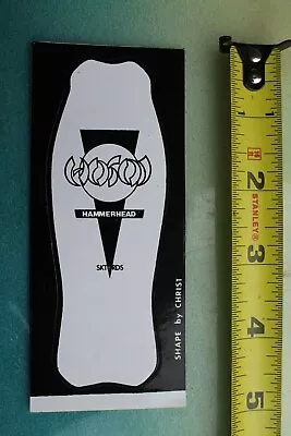 HOSOI Hammerhead Shape By Christ Dogtown Rare Z15a Vintage Skateboarding STICKER • $21