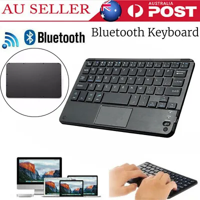 Wireless Mini Bluetooth Keyboard Touchpad For Laptop Tablet Mac Iphone Android • $25.99