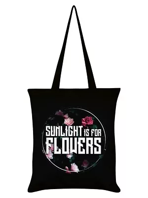 £8.50 • Buy SUNLIGHT IS FOR FLOWERS Black Tote Bag Roses Red Pink Goth Alt Emo Shopping Gift