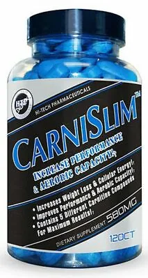 Hi-Tech Pharmaceuticals Carnislim L-Carnitine 120ct Bottle Weight Loss NEW  • $27.95