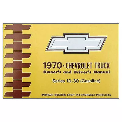 1970 Chevrolet Truck Owners Manual For Glove Box  • $25.46