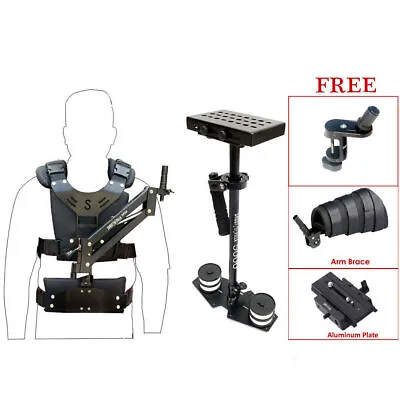 SHOOTVILLA 5000 Stabilizer Rig For Video DV 5kg DSLRFREE QRP ARM BRACE • $309.66