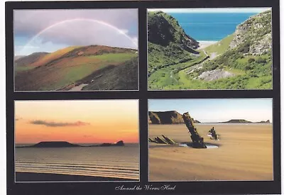 ⛱️  WORM'S HEAD RHOSSILI BAY GOWER PENINSULA GLAMORGAN.  Mint. (#4200) • £0.99