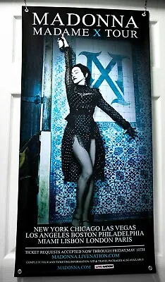 Madonna  Madame X Tour  Vinyl Banner (100 X 50) Concert 2019 Promo Poster • $59