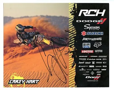 CAREY HART SIGNED  Photo Card -ELI TOMAC KEN ROCZEN Ryan Dungey • $45