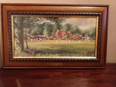 £29.95 • Buy Vintage Framed The Taverners By T Harrison - Cricket Scene 52 By 32 Cm