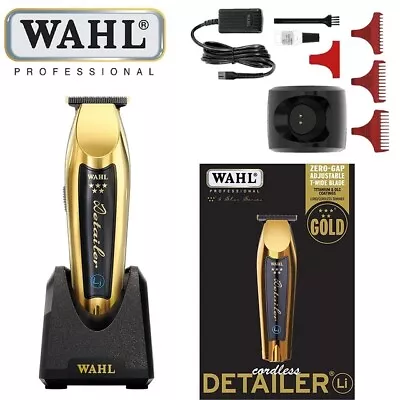 Wahl 5 Star Professional Cordless Detailer Li Gold - Gold Limited Edition 302383 • $186.52