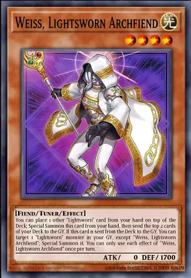 Yugioh! Weiss Lightsworn Archfiend 🪄 LEDE-EN024 Legacy Of Destruction! PRESALE • $2.99